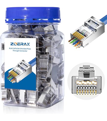 Panduit Corporation Cat6 SP688E-C Modular Plug, LAN Connector